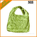 foldable 190T nylon shopping bag with a small pocket inside